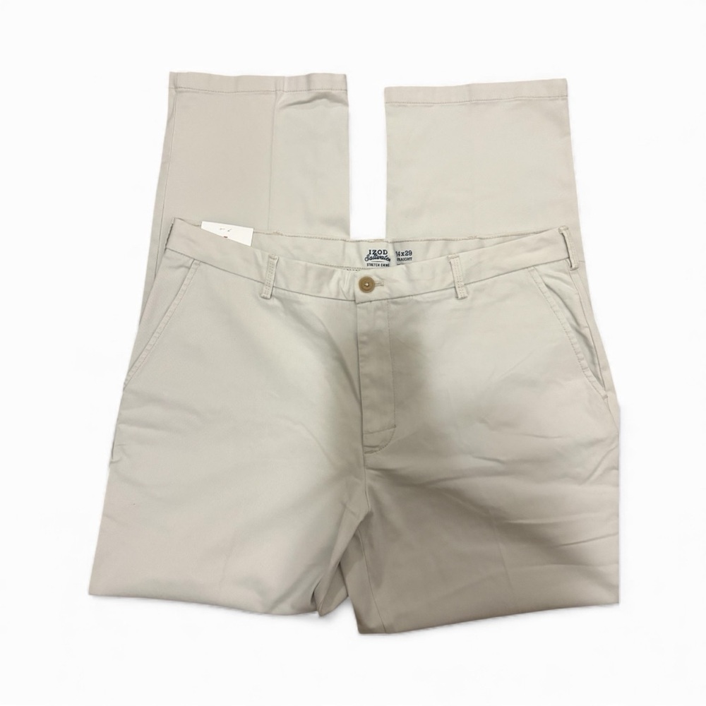 Izod Men's Light Khaki Chinos